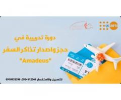 دورة مجانية في حجز تذاكر السفر من المنظمة الوطنية لأمازونات ليبيا بالشراكة مع UNFPA