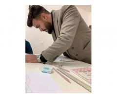 دورة رسم وتصميم الازياء باشراف المصمم الليبي عادل خريف