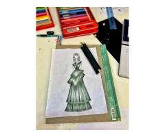 دورة رسم وتصميم الازياء باشراف المصمم الليبي عادل خريف
